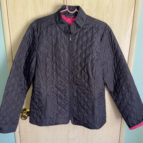 Brooks Brothers Jackets & Blazers - BROOKS BROTHERS navy Blue Lightweight Quilted Field Jacket Sz 16